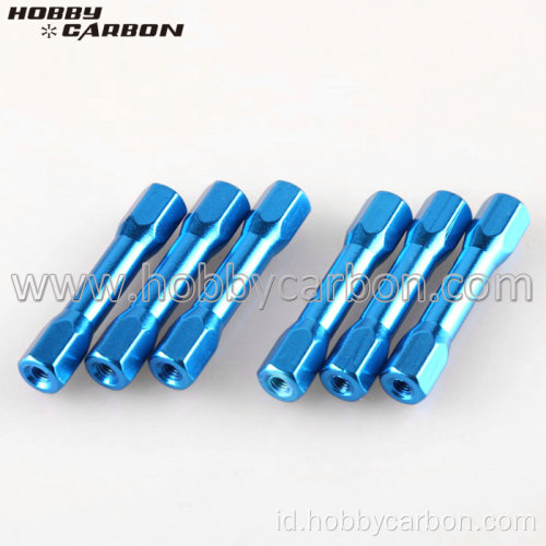 Perangkat Keras Pemasangan Standoff Hex Round Anodized Berwarna